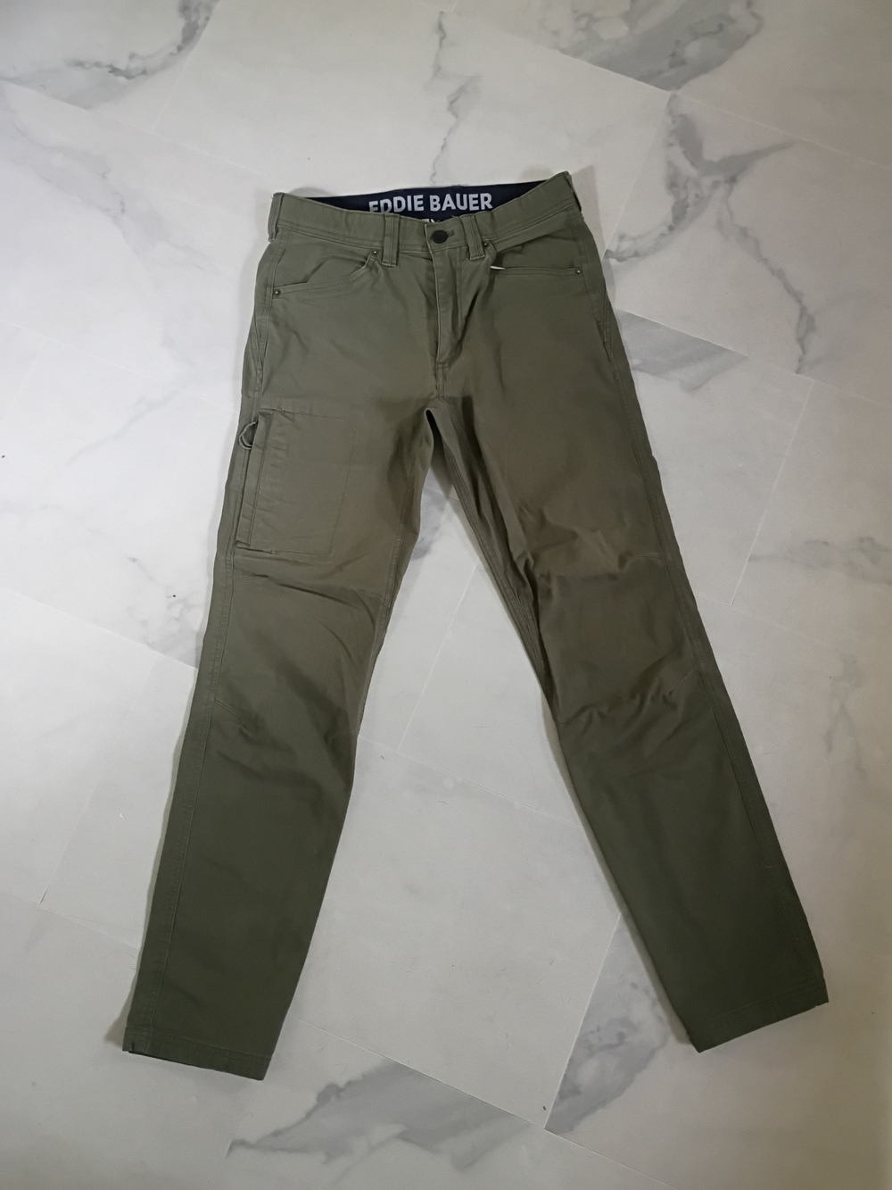 Eddie Bauer Olive Cargo Utility Pants